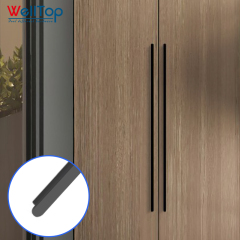 A0401008 Europe and the United States style closet aluminum + plastic foot door handle indoor drawer door pulls,A0401008 Europe and the United States style closet aluminum + plastic foot door handle indoor drawer door pulls,veitop hardware