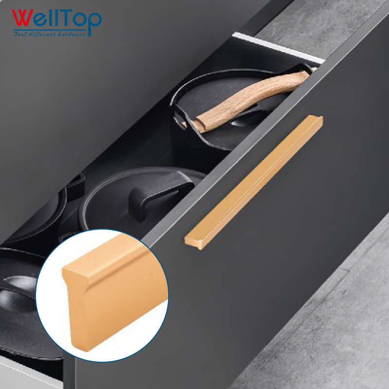 A0401033 High-Quality Custom Design Aluminum Handles for Wardrobe and Cabinets,A0401033 High-Quality Custom Design Aluminum Handles for Wardrobe and Cabinets,veitop hardware