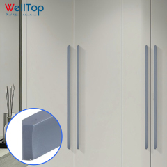 A0401007 Extended wardrobe handle cabinet shoe cabinet handle simple black gold aluminum alloy door handle,A0401007 Extended wardrobe handle cabinet shoe cabinet handle simple black gold aluminum alloy door handle,veitop hardware