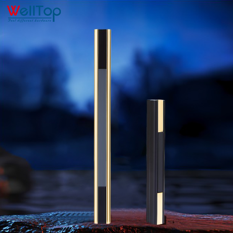 A0401005 Black and Gold Aluminum Alloy Handle for Cabinets, Drawers, and Wardrobe Doors,A0401005 Black and Gold Aluminum Alloy Handle for Cabinets, Drawers, and Wardrobe Doors,veitop hardware