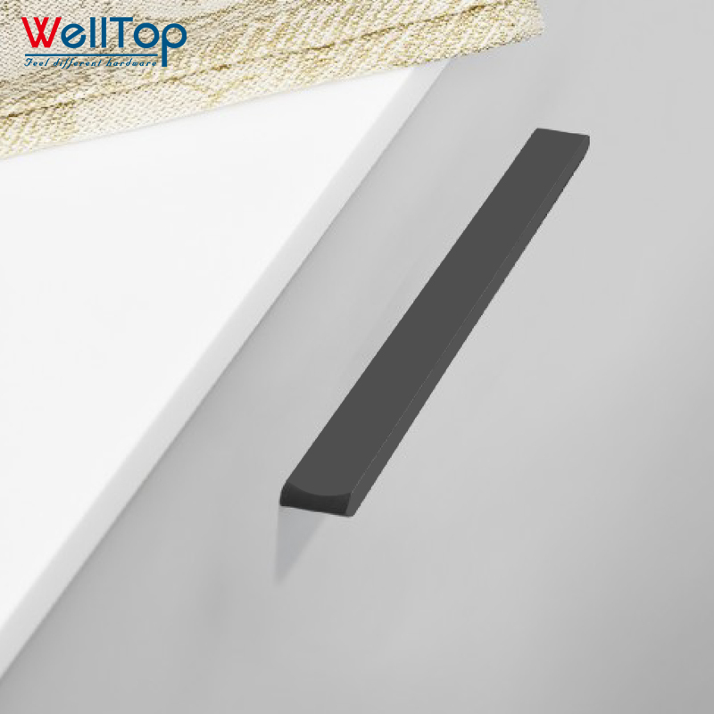 A0401007 Extended wardrobe handle cabinet shoe cabinet handle simple black gold aluminum alloy door handle,A0401007 Extended wardrobe handle cabinet shoe cabinet handle simple black gold aluminum alloy door handle,veitop hardware