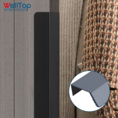 A0401020 Functional Elegance: Black and Gold Aluminum Handles for Doors and Drawers,A0401020 Functional Elegance: Black and Gold Aluminum Handles for Doors and Drawers,veitop hardware