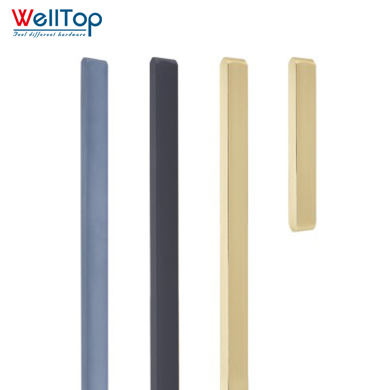 A0401007 Extended wardrobe handle cabinet shoe cabinet handle simple black gold aluminum alloy door handle,A0401007 Extended wardrobe handle cabinet shoe cabinet handle simple black gold aluminum alloy door handle,veitop hardware
