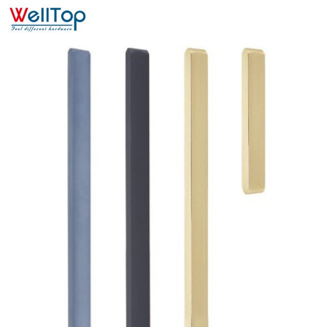 A0401007 Extended wardrobe handle cabinet shoe cabinet handle simple black gold aluminum alloy door handle,A0401007 Extended wardrobe handle cabinet shoe cabinet handle simple black gold aluminum alloy door handle,veitop hardware