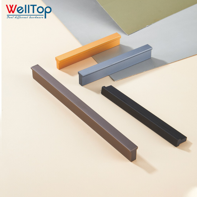 A0401034 Sleek New Designs in Aluminum Cabinet Pulls - Customize Your Space