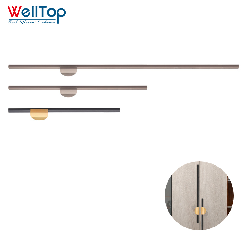 A0401045 Customizable Gold Brushed Aluminum Handles - Factory Direct, High-Quality Finish,A0401045 Customizable Gold Brushed Aluminum Handles - Factory Direct, High-Quality Finish,veitop hardware