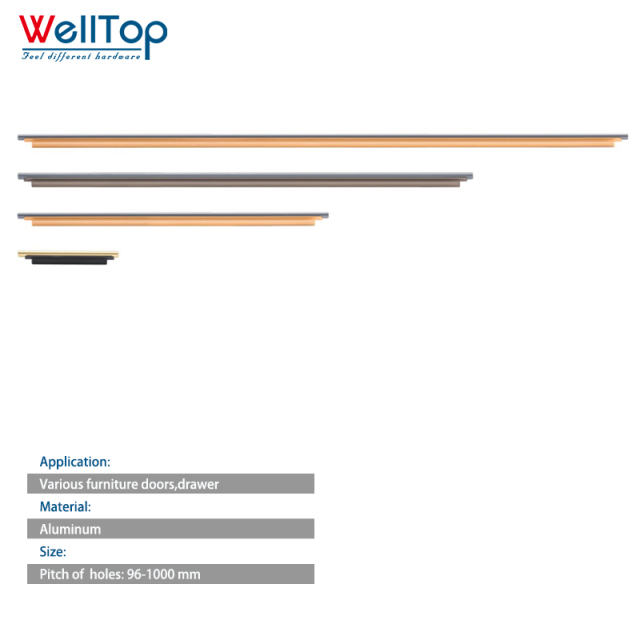 A0401048 Exclusive Gold Brushed Aluminum Handles - Full Specification Range for Custom Needs,A0401048 Exclusive Gold Brushed Aluminum Handles - Full Specification Range for Custom Needs,veitop hardware