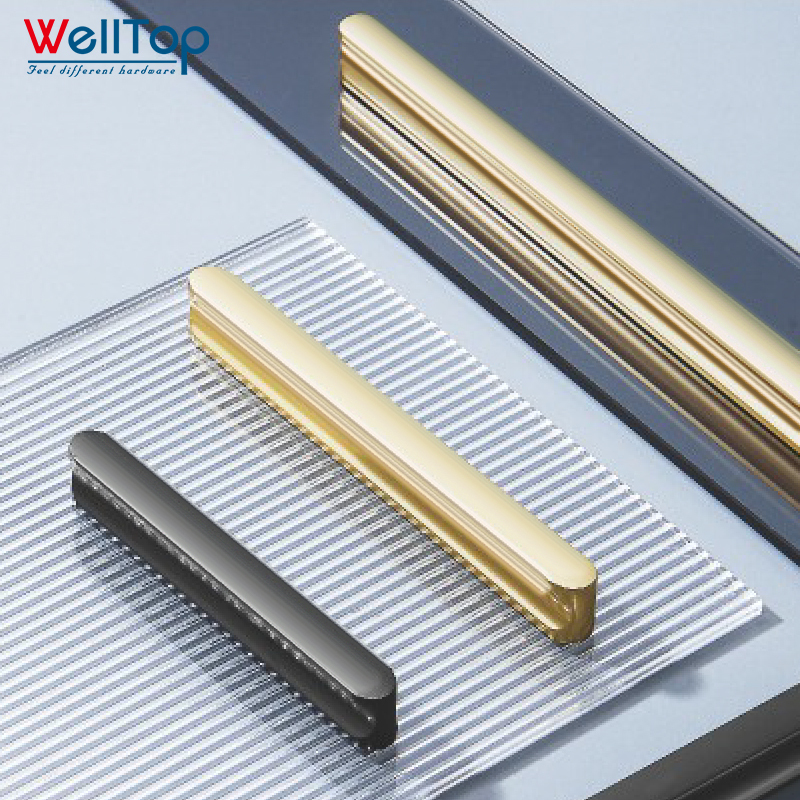 A0401050 Artisan Crafted Gold Brushed Aluminum Handles - Customize Your Cabinet Style,A0401050 Artisan Crafted Gold Brushed Aluminum Handles - Customize Your Cabinet Style,veitop hardware