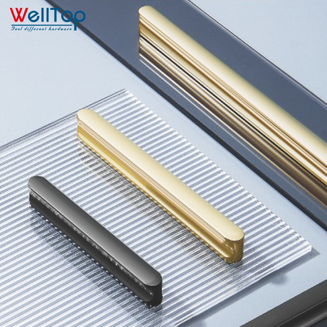 A0401050 Artisan Crafted Gold Brushed Aluminum Handles - Customize Your Cabinet Style,A0401050 Artisan Crafted Gold Brushed Aluminum Handles - Customize Your Cabinet Style,veitop hardware