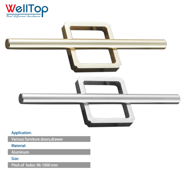 A0401047 Custom-Fit Gold Brushed Aluminum Cabinet Handles - High-End European Design,A0401047 Custom-Fit Gold Brushed Aluminum Cabinet Handles - High-End European Design,veitop hardware