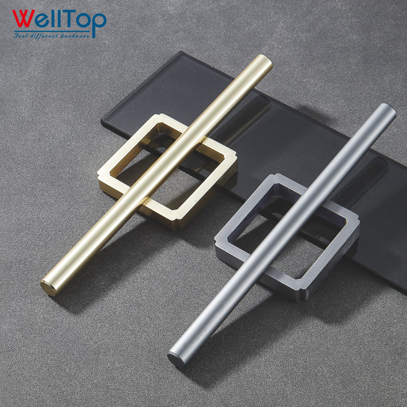 A0401047 Custom-Fit Gold Brushed Aluminum Cabinet Handles - High-End European Design,A0401047 Custom-Fit Gold Brushed Aluminum Cabinet Handles - High-End European Design,veitop hardware