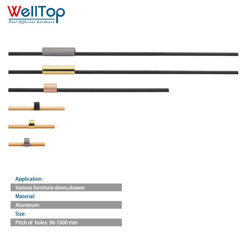 A0401044 Premium Knurled Aluminum Handles in European Style for a Chic Look,A0401044 Premium Knurled Aluminum Handles in European Style for a Chic Look,veitop hardware