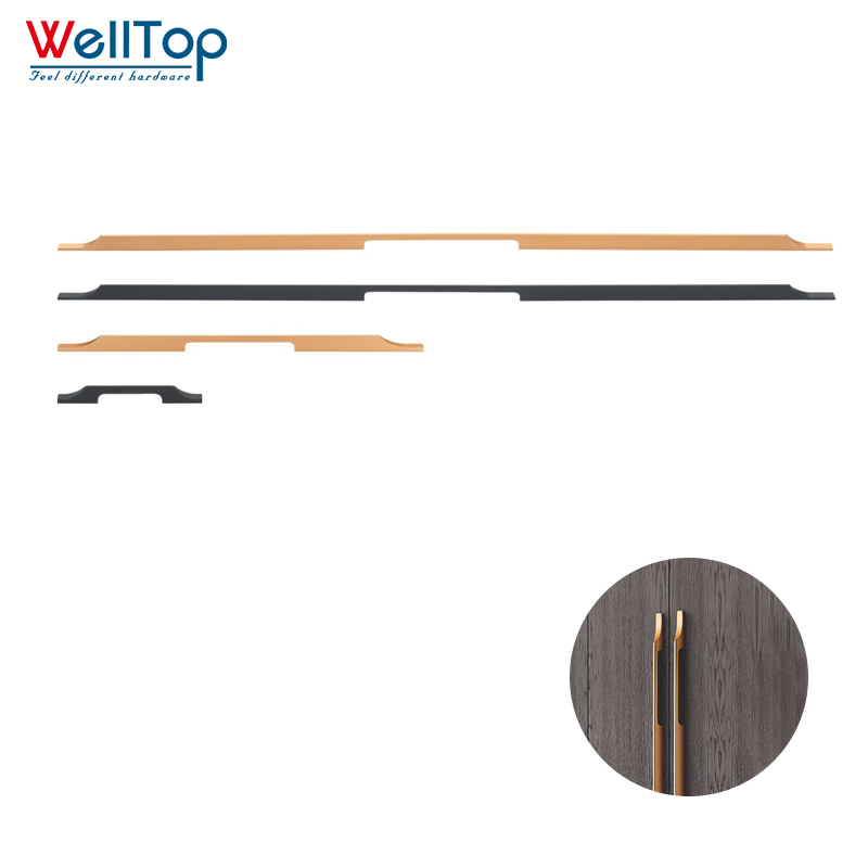 A0401043 Elegant Gold Brushed Aluminum Cabinet Handles - Tailored to Your Specifications,A0401043 Elegant Gold Brushed Aluminum Cabinet Handles - Tailored to Your Specifications,veitop hardware
