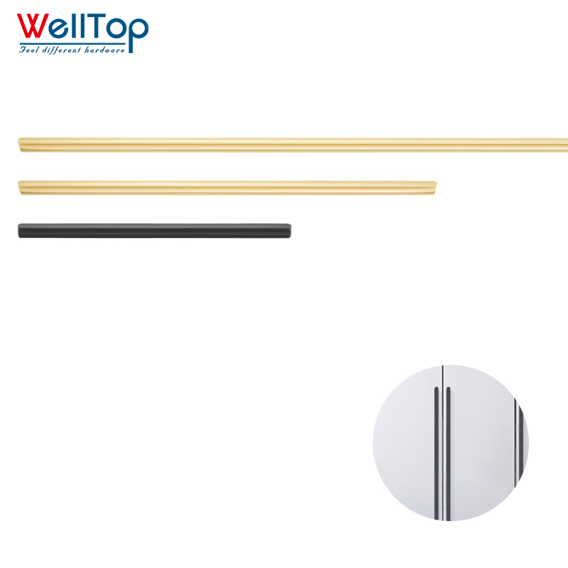 A0401050 Artisan Crafted Gold Brushed Aluminum Handles - Customize Your Cabinet Style,A0401050 Artisan Crafted Gold Brushed Aluminum Handles - Customize Your Cabinet Style,veitop hardware