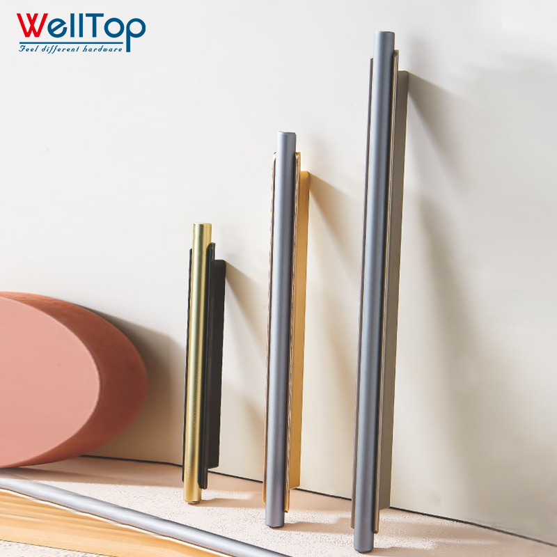 A0401048 Exclusive Gold Brushed Aluminum Handles - Full Specification Range for Custom Needs,A0401048 Exclusive Gold Brushed Aluminum Handles - Full Specification Range for Custom Needs,veitop hardware