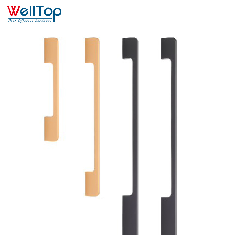 A0401041 Luxury Gold Brushed Aluminum Handles - Customizable for Kitchen and Bathroom Cabinets,A0401041 Luxury Gold Brushed Aluminum Handles - Customizable for Kitchen and Bathroom Cabinets,veitop hardware