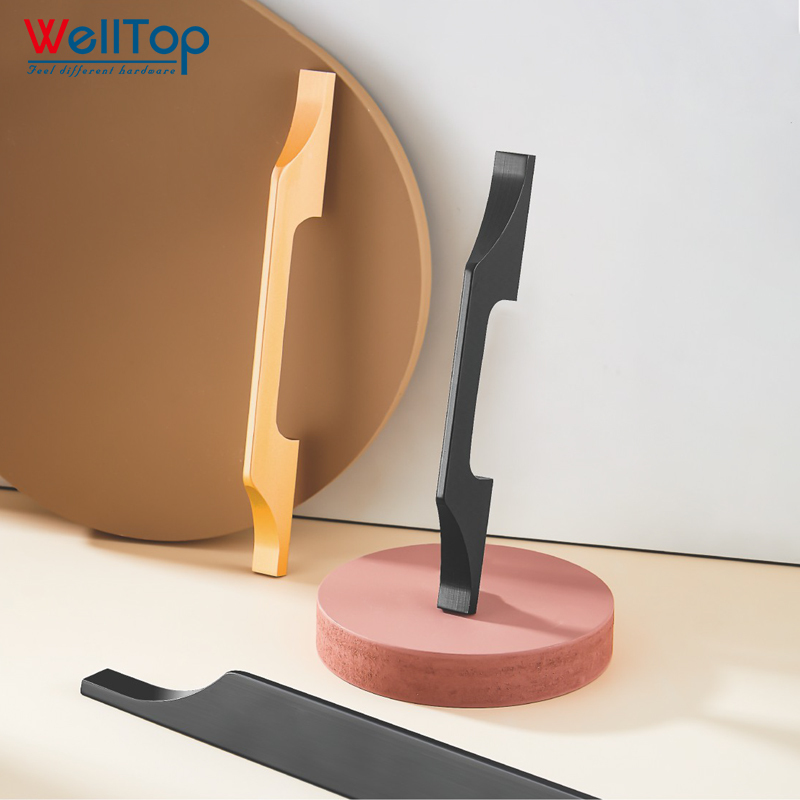 A0401043 Elegant Gold Brushed Aluminum Cabinet Handles - Tailored to Your Specifications,A0401043 Elegant Gold Brushed Aluminum Cabinet Handles - Tailored to Your Specifications,veitop hardware