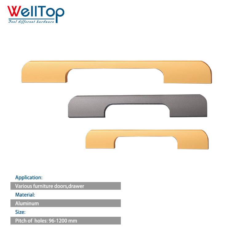 A0401055 High-Quality Aluminum Cabinet Furniture Handles at Factory Prices,A0401055 High-Quality Aluminum Cabinet Furniture Handles - Factory Prices, Modern Design,veitop hardware