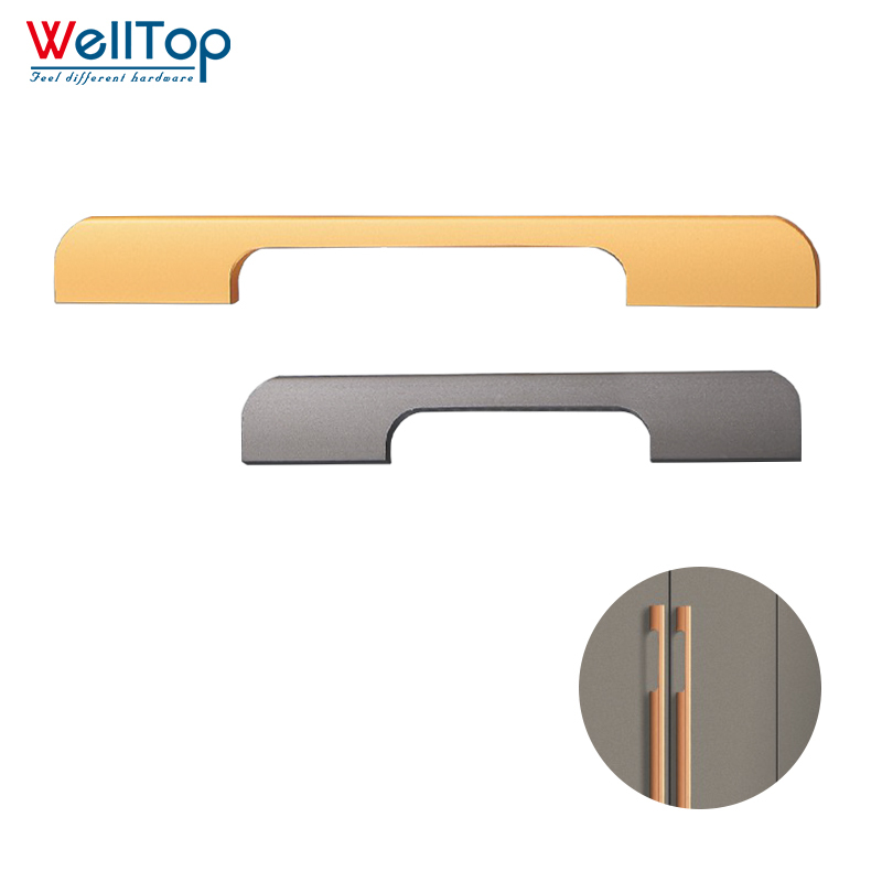 A0401055 High-Quality Aluminum Cabinet Furniture Handles at Factory Prices,A0401055 High-Quality Aluminum Cabinet Furniture Handles - Factory Prices, Modern Design,veitop hardware