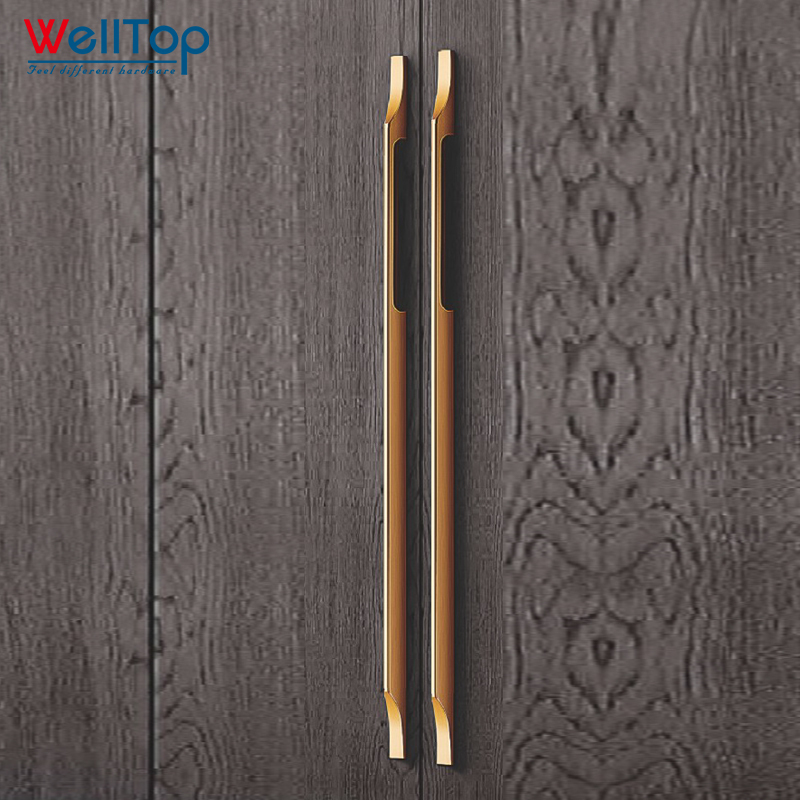 A0401043 Elegant Gold Brushed Aluminum Cabinet Handles - Tailored to Your Specifications,A0401043 Elegant Gold Brushed Aluminum Cabinet Handles - Tailored to Your Specifications,veitop hardware