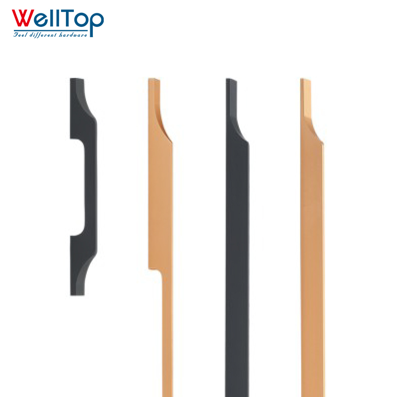 A0401043 Elegant Gold Brushed Aluminum Cabinet Handles - Tailored to Your Specifications,A0401043 Elegant Gold Brushed Aluminum Cabinet Handles - Tailored to Your Specifications,veitop hardware