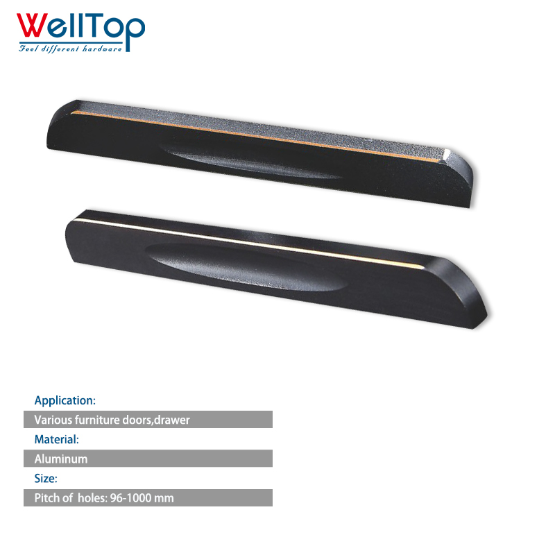 A0401062 Fast Delivery on Customizable Gold & Black Wardrobe Handles - Full Range Available,A0401062 Customizable Gold &amp; Black Wardrobe Handles - The Ideal Upgrade for Modern Kitchens,veitop hardware