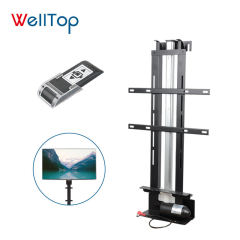 A0102014 WELLOTP New Arrival Hidden Height Adjustable Motorized Telescopic Vertical Motor Electric TV Lift Stand TV Mounting Brackets,WELLTOP New Arrival Hidden Height Adjustable Motorized Telescopic Vertical Electric TV Lift Stand,veitop hardware