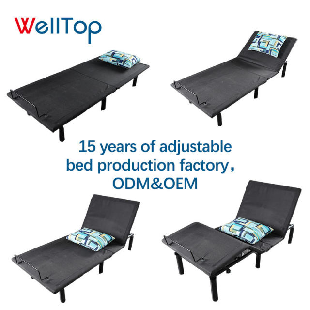 A0201005 Factory Wholesale Foldable Remote Control Electric Adjustable Smart Metal Bed Frame for Home and Hotel,A0201005 Factory Wholesale Foldable Remote Control Electric Adjustable Smart Metal Bed Frame,veitop hardware