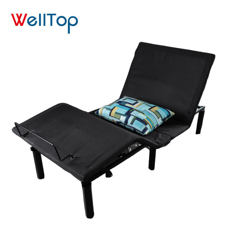 A0201005 Factory Wholesale Foldable Remote Control Electric Adjustable Smart Metal Bed Frame for Home and Hotel,A0201005 Factory Wholesale Foldable Remote Control Electric Adjustable Smart Metal Bed Frame,veitop hardware