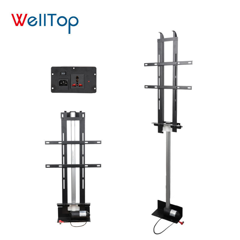 A0102014 WELLOTP New Arrival Hidden Height Adjustable Motorized Telescopic Vertical Motor Electric TV Lift Stand TV Mounting Brackets,WELLTOP New Arrival Hidden Height Adjustable Motorized Telescopic Vertical Electric TV Lift Stand,veitop hardware