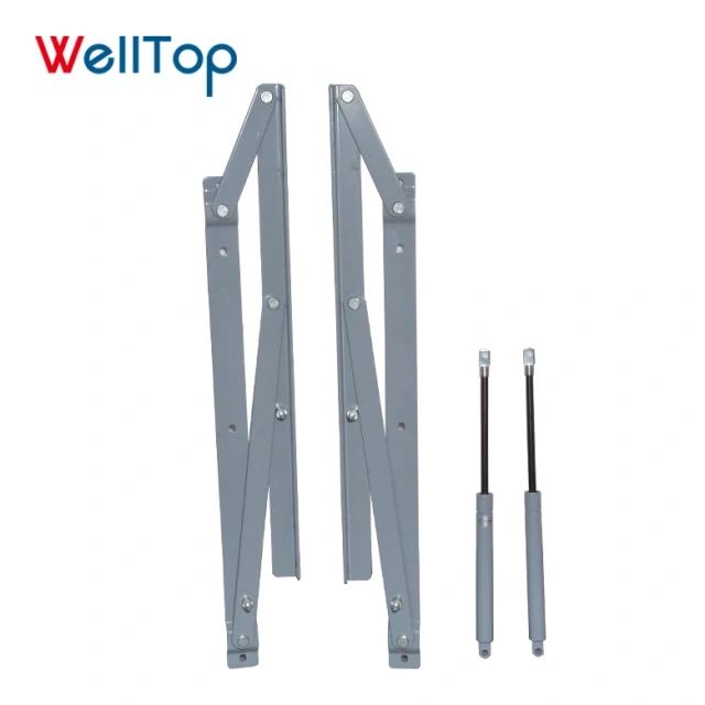 A0202016 WELLTOP Hot Sale Sofa Accessories Sofa Bed Mechanism Storage Gas Spring Lift Bed Lifting Mechanism Hinge Bed Lift Up Mechanism