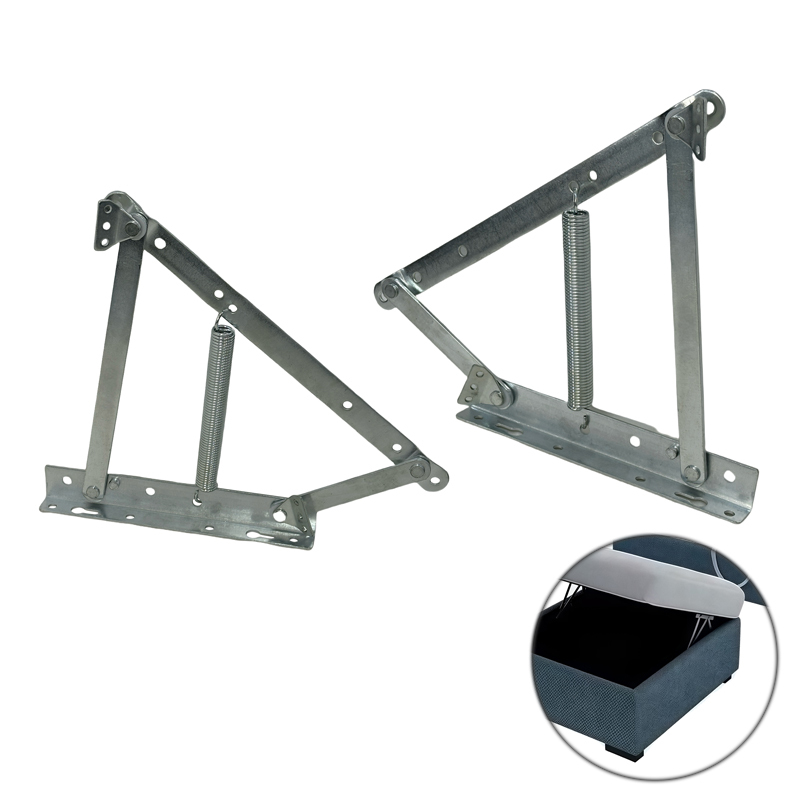 A0101047(B102) Thickened White Zinc Triangle Spring Hinge Sofa Bed Base Chaise Longue Folding Storage Bracket Middle Bed Box Hinge Hardware,A0101047(B102) Thickened White Zinc Triangle Spring Hinge Sofa Bed Base Chaise Longue Folding Storage Bracket Middle Bed Box Hinge Hardware,veitop hardware