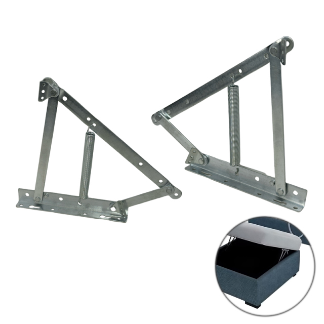 A0101047(B102) Thickened White Zinc Triangle Spring Hinge Sofa Bed Base Chaise Longue Folding Storage Bracket Middle Bed Box Hinge Hardware,A0101047(B102) Thickened White Zinc Triangle Spring Hinge Sofa Bed Base Chaise Longue Folding Storage Bracket Middle Bed Box Hinge Hardware,veitop hardware