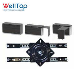 Heavy Duty Telescopic Table Lift Mechanism - Multi-Functional Coffee Table Extension Hardware for Space-Saving Smart Furniture - WELLTOP Hardware,WELLTOP New Arrival Furniture Hardware Telescopic Rotating Table Slide Rail Mechanism Rolling Kitchen Island Pull Out Extension,veitop hardware