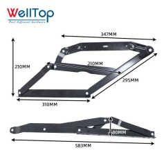 Heavy Duty Adjustable Sofa Backrest Mechanism - Multi-Angle Ratchet Regulator Hinge for Armrests & Headrests - WELLTOP Premium Furniture Hardware,WELLTOP New Arrivals Furniture Accessories Hardware Sofa Bed Mechanism Metal Hinge Recliner Adjustable Bed Lifting Mechanism,veitop hardware
