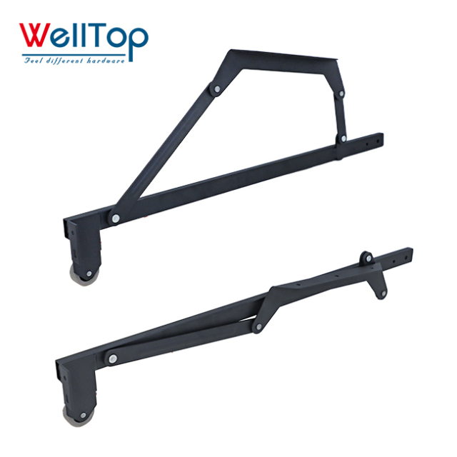 Heavy Duty Folding Sofa Bed Hinge Mechanism with Storage Lift Up Bracket for Furniture Hardware | WELLTOP,WELLTOP New Arrivals Furniture Accessories Hardware Storage Hinge Metal Folding Shelf Bracket Lift up Mechanism for Sofa Bed,veitop hardware