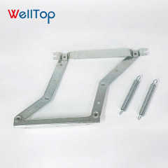 Heavy-Duty Adjustable Sofa Headrest Hinge Mechanism - Multi-Angle Ratchet Bracket for Armrests & Recliner Chairs - WELLTOP Premium Furniture Hardware,WELLTOP New Arrivals Furniture Accessories Hardware Z Shaped Metal Folding Hinge for Sofa Bed Mechanism for Furniture,veitop hardware