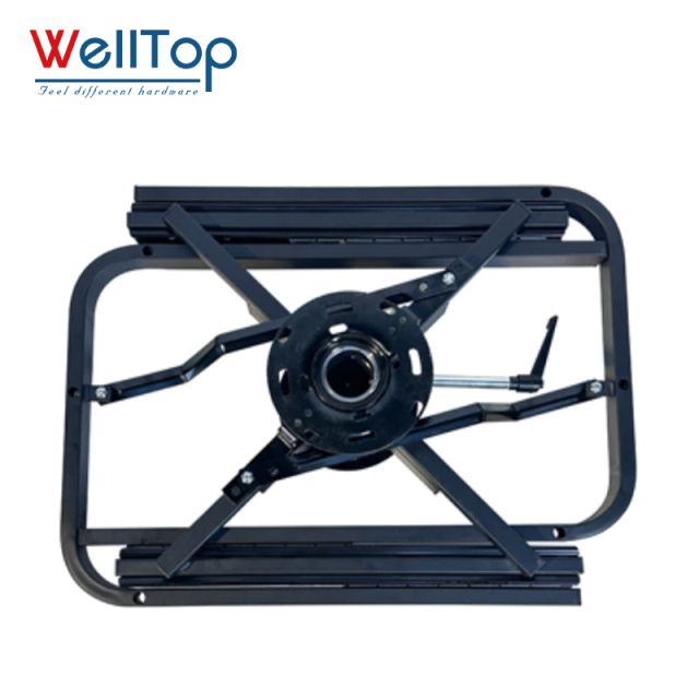 WELLTOP Factory Low Price Furniture Hardware Sliding 360° Rotating Extendable Dining Table Mechanism Lift up Swivel Base Frame,WELLTOP Factory Low Price Furniture Hardware Sliding 360° Rotating Extendable Dining Table Mechanism Lift up Swivel Base Frame,veitop hardware