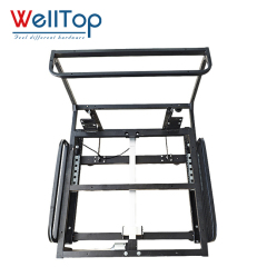 Heavy Duty Electric Recliner Sofa Bed Mechanism - Modern Space-Saving Remote Control Pull-Out Frame for Sleeper Sofas & Smart Furniture,New Arrivals Furniture Hardware Electric Recliner Sofa Bed Frame Chair Remote Control Slide Rail Black Sofa Bed Mechanism,veitop hardware