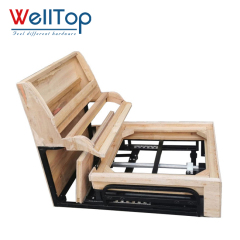 Heavy Duty Electric Recliner Sofa Bed Mechanism - Modern Space-Saving Remote Control Pull-Out Frame for Sleeper Sofas & Smart Furniture,New Arrivals Furniture Hardware Electric Recliner Sofa Bed Frame Chair Remote Control Slide Rail Black Sofa Bed Mechanism,veitop hardware