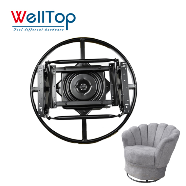 Heavy Duty 22" & 23.5" Metal Glider Ring Base - 360 Degree Swivel Seat Base Plate for Recliner Chairs, Sofas & Nursery Rockers - WELLTOP 0110009,WELLTOP New Arrivals Furniture Accessories Hardware 22 23.5 Inch Black Metal Glider Ring Base Sofa Swivel Seat Base Plate,veitop hardware