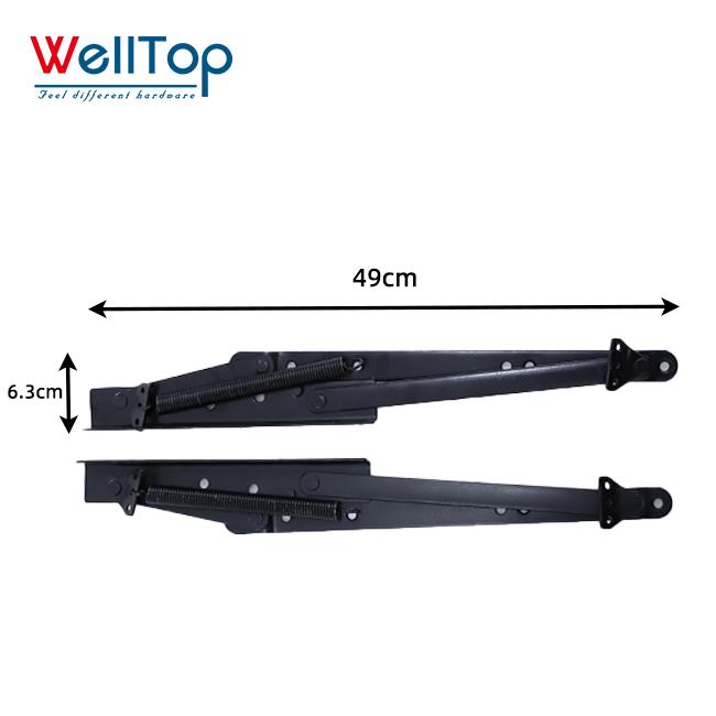 Heavy-Duty Adjustable Recliner Sofa Bed Hinge Mechanism - Multi-Angle Folding Sofa Support Lift Bracket for Modern Furniture - WELLTOP 0102020,New Arrivals Furniture Accessories Hardware Folding Sofa Mechanism Adjustable Recliner Sofa Bed Hinge Support Lift Bracket,veitop hardware