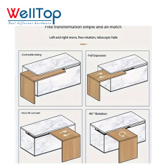 Heavy Duty Telescopic Table Lift Mechanism - Multi-Functional Coffee Table Extension Hardware for Space-Saving Smart Furniture - WELLTOP Hardware,WELLTOP New Arrival Furniture Hardware Telescopic Rotating Table Slide Rail Mechanism Rolling Kitchen Island Pull Out Extension,veitop hardware
