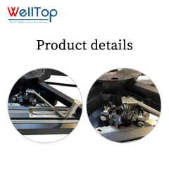 Heavy Duty 360° Rotating Folding Mechanism Hinge - Multi-Functional Swivel Bracket for RV Furniture, Sofa Beds & Space-Saving DIY Projects - WELLTOP 0101036-2,Customized Furniture Accessories Hardware 360° Rotating Table Slide Mechanism Swivel Extension Base Frame for Dining Table,veitop hardware