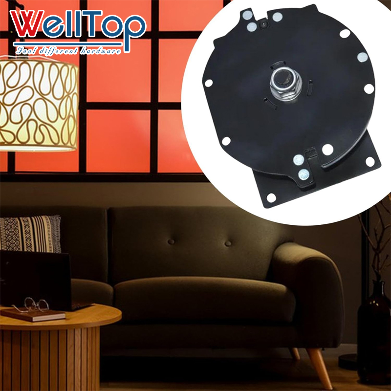 360 Degree Sofa Armrest Adjuster Swivel Plate - Multi-Angle Swivel Mechanism for Couch, Recliner & Smart Furniture - WELLTOP Premium Hardware,WELLTOP New Arrivals Furniture Accessories Hardware 360 Degree Armrest Adjuster Swivel Plate Swivel Mechanism for Sofa Couch,veitop hardware
