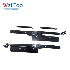 Heavy Duty Adjustable Lifting Recliner Mechanism - Folding Sofa Bed Hinge & Lift System for RV Furniture, DIY Sofas & Smart Storage Beds - WELLTOP 0101036,WELLTOP Customized Furniture Hardware Black Adjustable Bed Mechanism Adjustable Lifting Recliner Hinge Fold Metal Sofa Bracket,veitop hardware