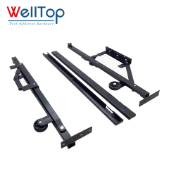Heavy-Duty Metal Sofa Bed Mechanism - Folding Sofa Hinge & Bed Lift Hardware for Space-Saving Sleeper Couches - WELLTOP Factory Wholesale,WELLTOP Factory Low Price Furniture Accessories Hardware Metal Sofa Bed Mechanism Black Bed Lift Mechanism Folding Sofa Hinge,veitop hardware