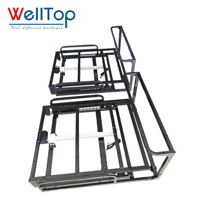 Heavy Duty Electric Recliner Sofa Bed Mechanism - Modern Space-Saving Remote Control Pull-Out Frame for Sleeper Sofas & Smart Furniture,New Arrivals Furniture Hardware Electric Recliner Sofa Bed Frame Chair Remote Control Slide Rail Black Sofa Bed Mechanism,veitop hardware