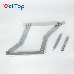 Heavy-Duty Adjustable Sofa Headrest Hinge Mechanism - Multi-Angle Ratchet Bracket for Armrests & Recliner Chairs - WELLTOP Premium Furniture Hardware,WELLTOP New Arrivals Furniture Accessories Hardware Z Shaped Metal Folding Hinge for Sofa Bed Mechanism for Furniture,veitop hardware