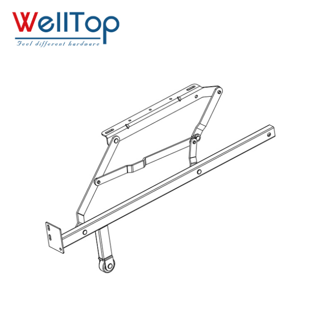 Heavy-Duty Hidden Folding Sofa Bed Sliding Rail - Space-Saving Extension Mechanism for Sleeper Sofas & Smart Furniture Hardware - WELLTOP Factory Custom,Factory Customized Furniture Hardware Accessory Sliding Sofa Bed Hinge Mechanism Metal Lift Folding Bed Mechanism with Wheels,veitop hardware